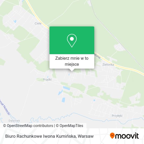 Mapa Biuro Rachunkowe Iwona Kumińska