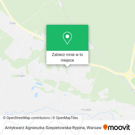 Mapa Antykwarz Agnieszka Szepietowska-Rypina