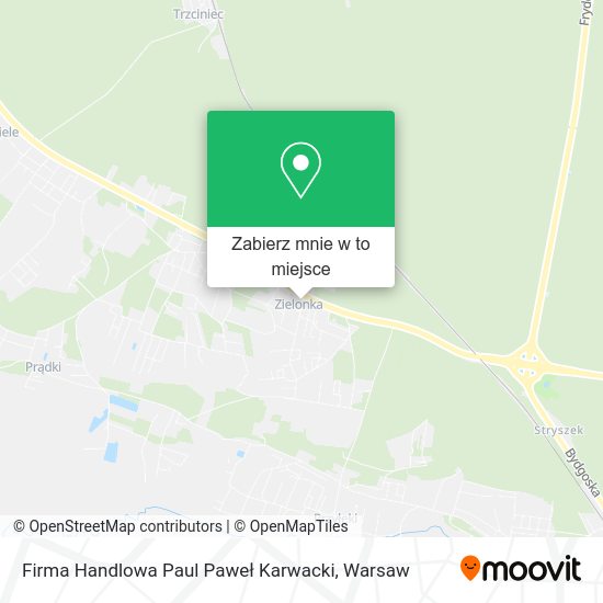 Mapa Firma Handlowa Paul Paweł Karwacki