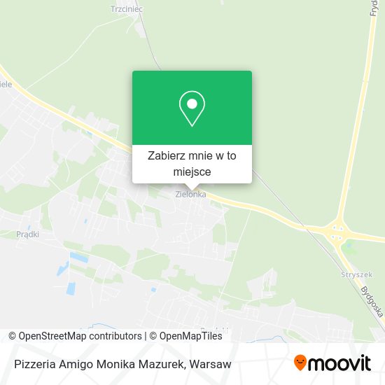 Mapa Pizzeria Amigo Monika Mazurek