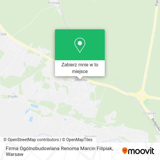 Mapa Firma Ogólnobudowlana Renoma Marcin Filipiak