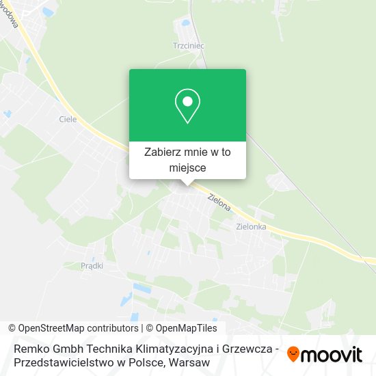 Mapa Remko Gmbh Technika Klimatyzacyjna i Grzewcza - Przedstawicielstwo w Polsce