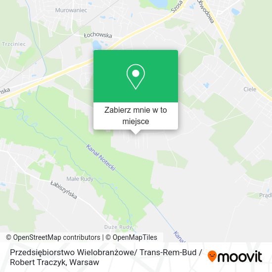 Mapa Przedsiębiorstwo Wielobranżowe/ Trans-Rem-Bud / Robert Traczyk