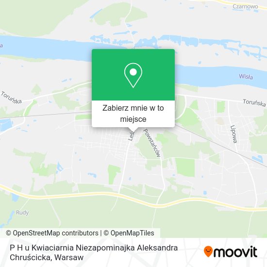 Mapa P H u Kwiaciarnia Niezapominajka Aleksandra Chruścicka