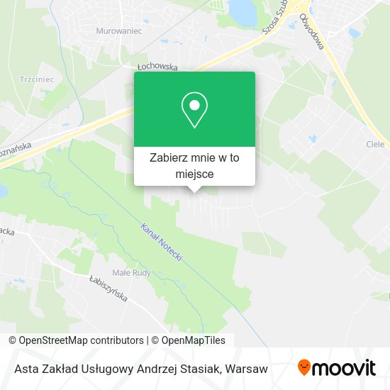 Mapa Asta Zakład Usługowy Andrzej Stasiak