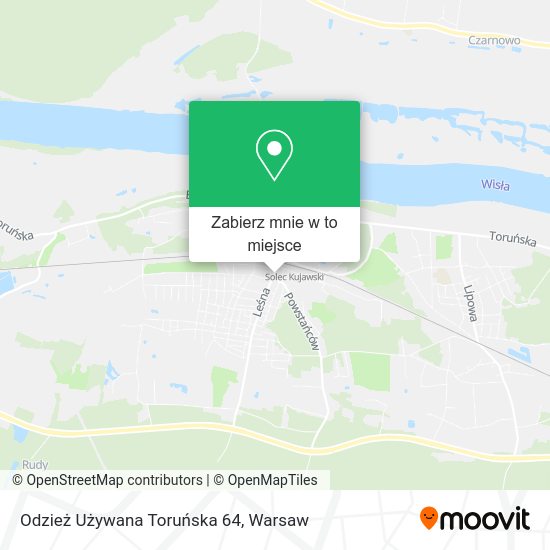 Mapa Odzież Używana Toruńska 64