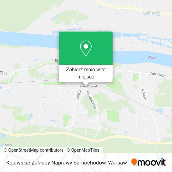 Mapa Kujawskie Zakłady Naprawy Samochodów