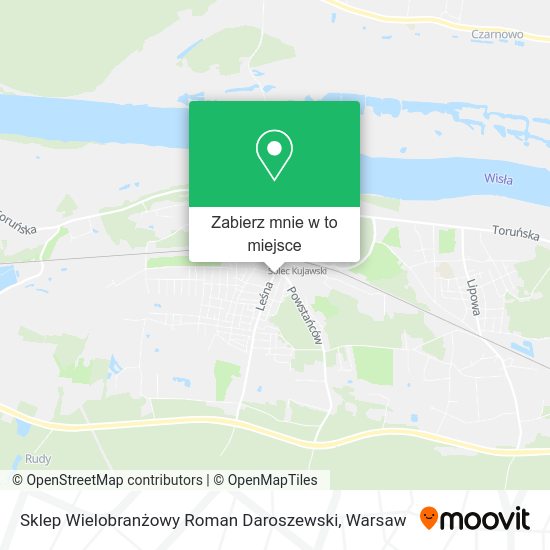 Mapa Sklep Wielobranżowy Roman Daroszewski