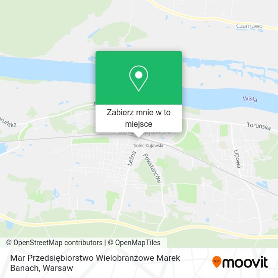 Mapa Mar Przedsiębiorstwo Wielobranżowe Marek Banach