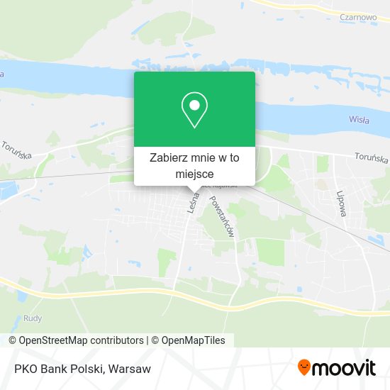 Mapa PKO Bank Polski