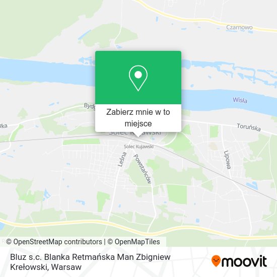 Mapa Bluz s.c. Blanka Retmańska Man Zbigniew Krełowski