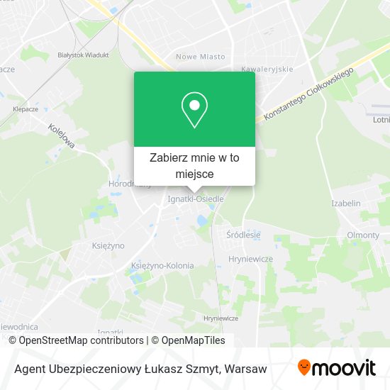 Mapa Agent Ubezpieczeniowy Łukasz Szmyt