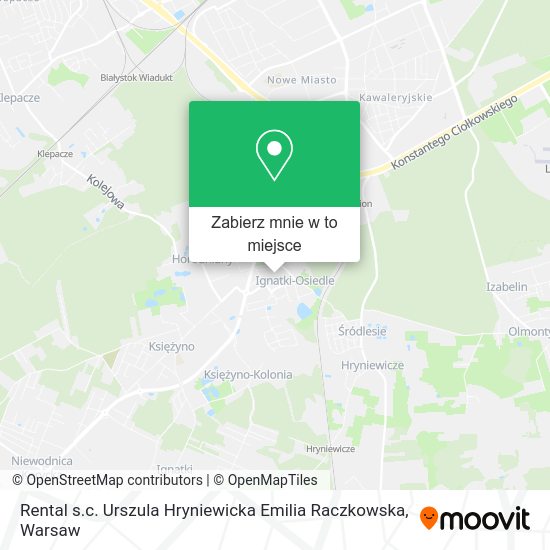 Mapa Rental s.c. Urszula Hryniewicka Emilia Raczkowska