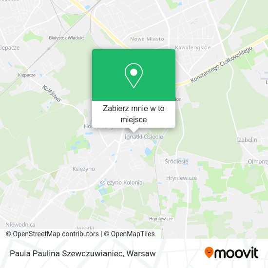 Mapa Paula Paulina Szewczuwianiec