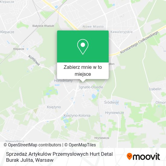 Mapa Sprzedaż Artykułów Przemysłowych Hurt Detal Burak Julita