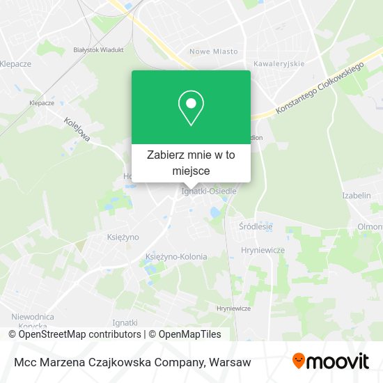 Mapa Mcc Marzena Czajkowska Company