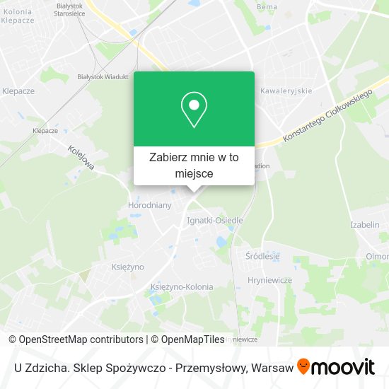 Mapa U Zdzicha. Sklep Spożywczo - Przemysłowy