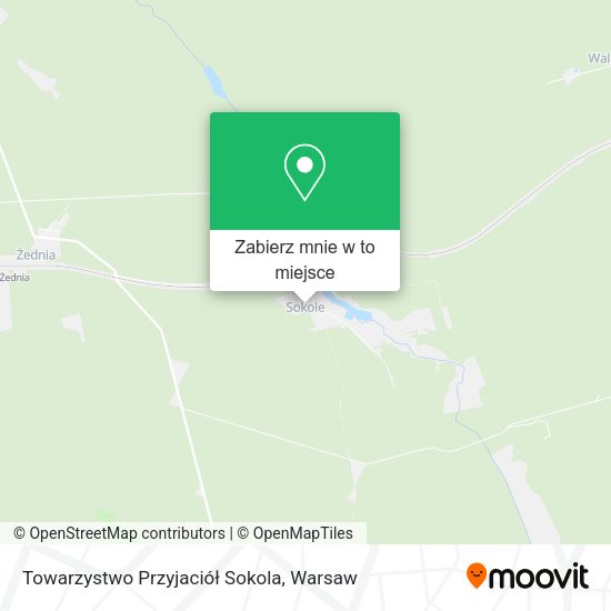 Mapa Towarzystwo Przyjaciół Sokola