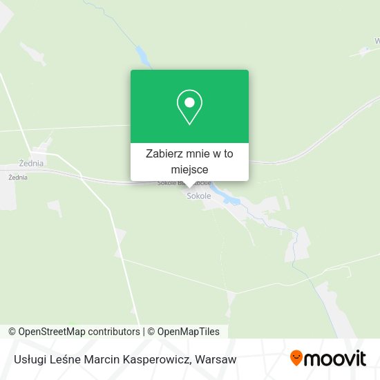 Mapa Usługi Leśne Marcin Kasperowicz