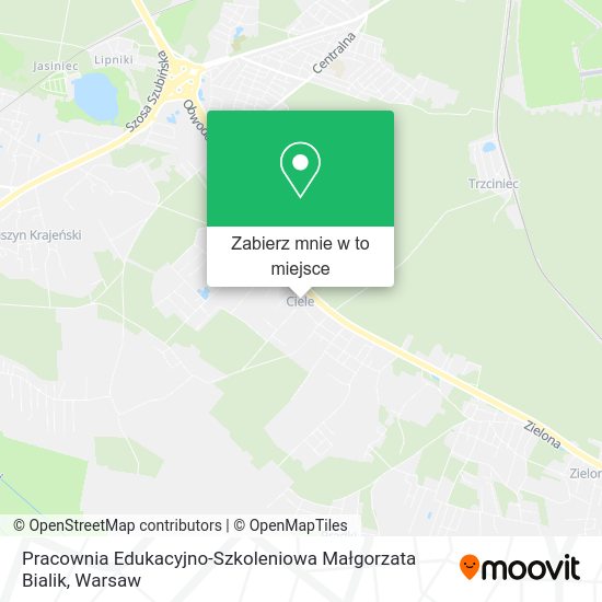 Mapa Pracownia Edukacyjno-Szkoleniowa Małgorzata Bialik