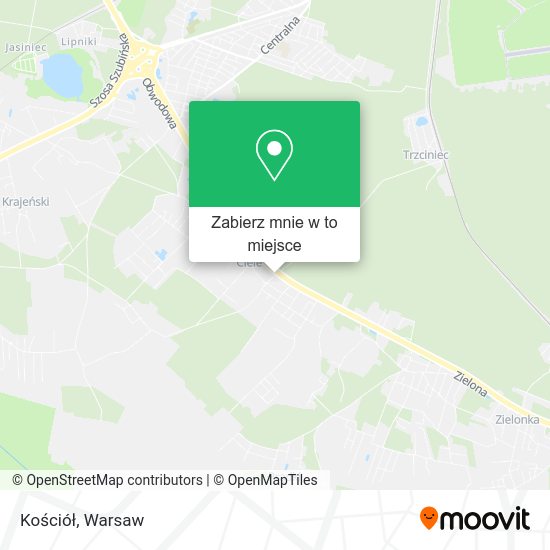 Mapa Kościół