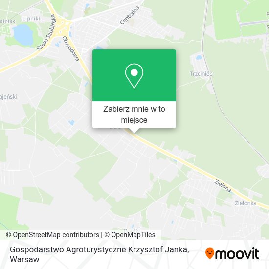 Mapa Gospodarstwo Agroturystyczne Krzysztof Janka