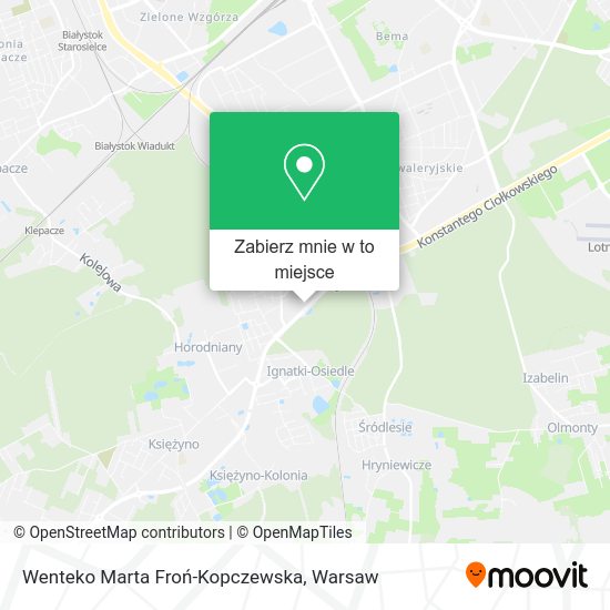 Mapa Wenteko Marta Froń-Kopczewska