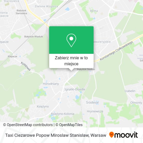 Mapa Taxi Ciezarowe Popow Miroslaw Stanislaw