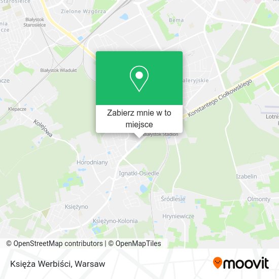 Mapa Księża Werbiści