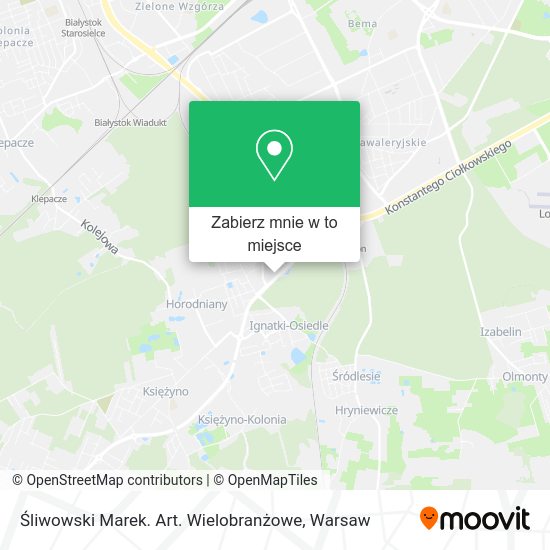 Mapa Śliwowski Marek. Art. Wielobranżowe