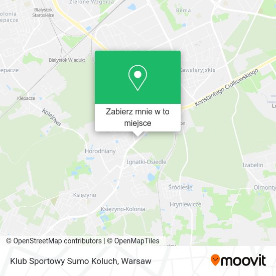 Mapa Klub Sportowy Sumo Koluch