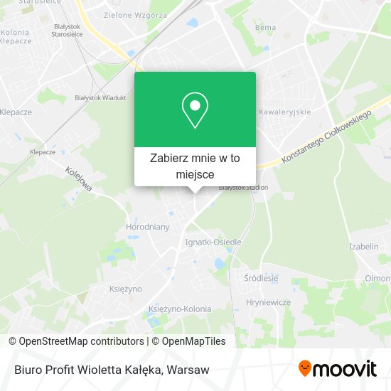 Mapa Biuro Profit Wioletta Kałęka