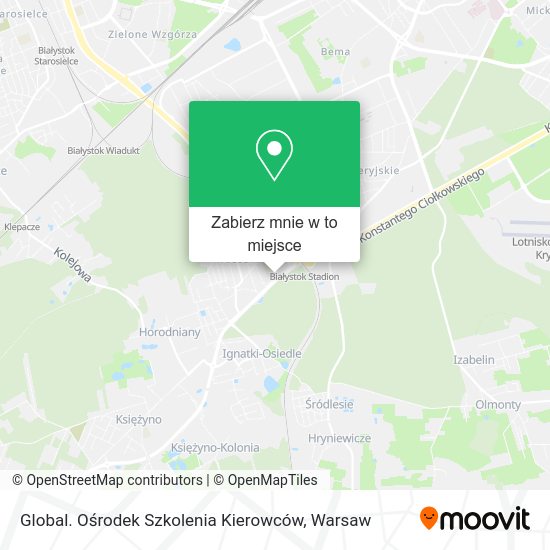 Mapa Global. Ośrodek Szkolenia Kierowców