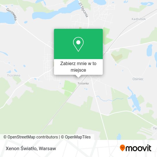 Mapa Xenon Światło