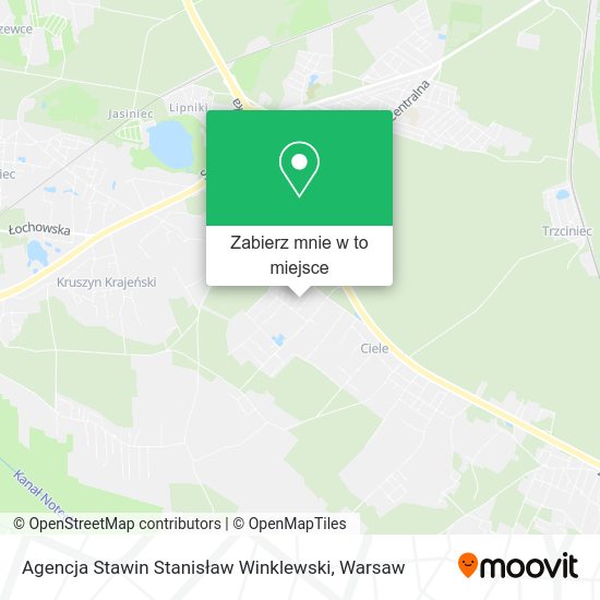 Mapa Agencja Stawin Stanisław Winklewski