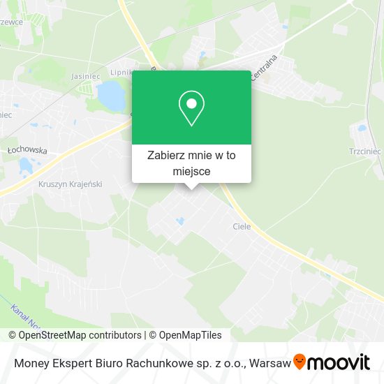 Mapa Money Ekspert Biuro Rachunkowe sp. z o.o.