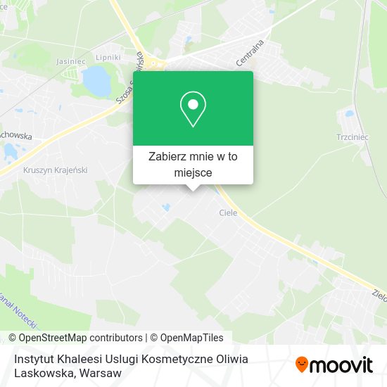 Mapa Instytut Khaleesi Uslugi Kosmetyczne Oliwia Laskowska