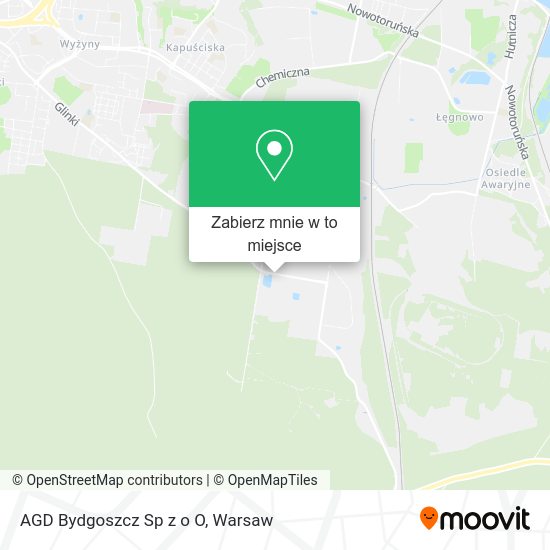 Mapa AGD Bydgoszcz Sp z o O