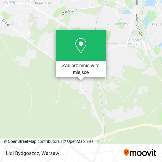 Mapa Lidl Bydgoszcz