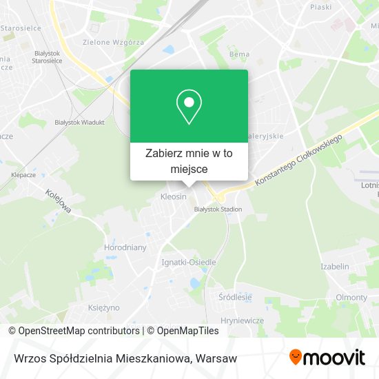 Mapa Wrzos Spółdzielnia Mieszkaniowa