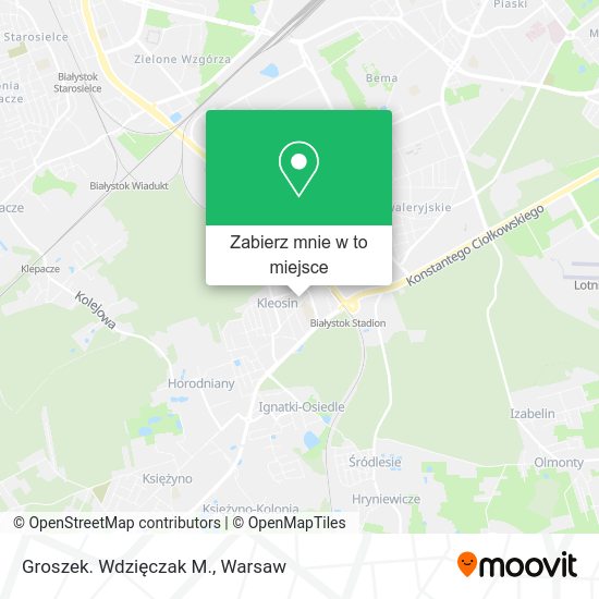 Mapa Groszek. Wdzięczak M.