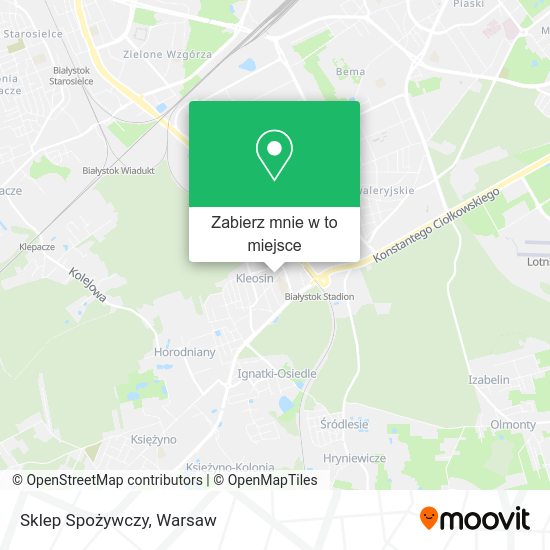 Mapa Sklep Spożywczy