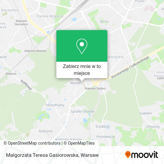 Mapa Malgorzata Teresa Gasiorowska