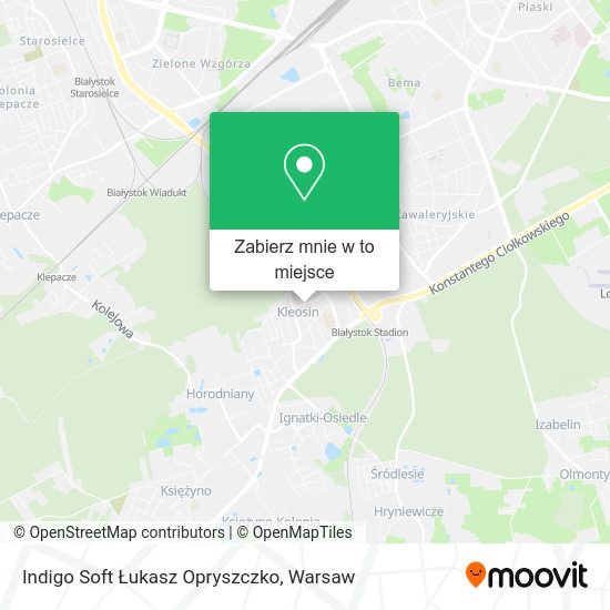 Mapa Indigo Soft Łukasz Opryszczko