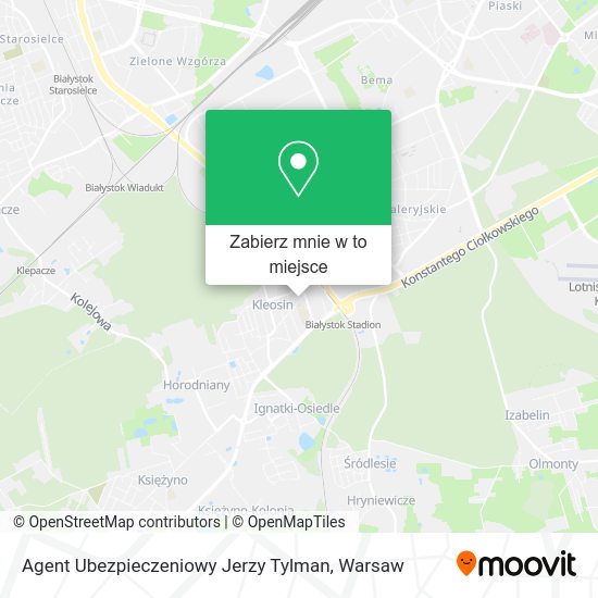 Mapa Agent Ubezpieczeniowy Jerzy Tylman