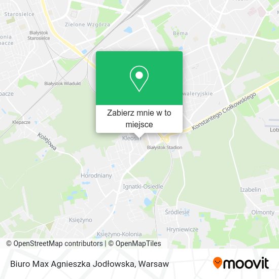 Mapa Biuro Max Agnieszka Jodłowska