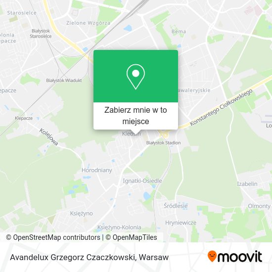 Mapa Avandelux Grzegorz Czaczkowski