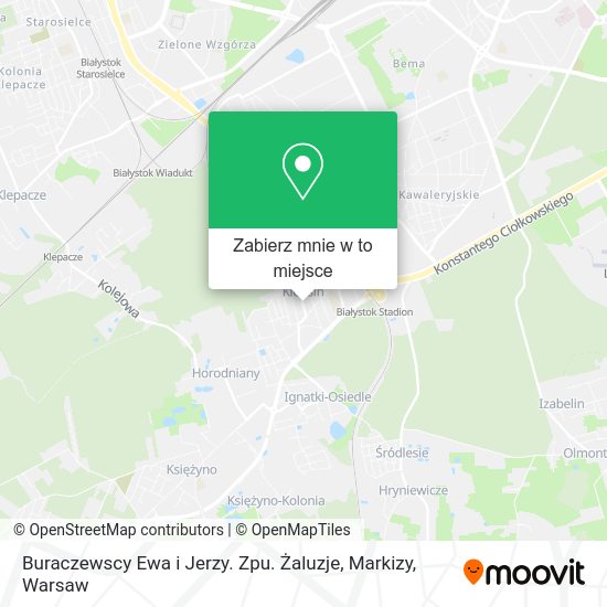 Mapa Buraczewscy Ewa i Jerzy. Zpu. Żaluzje, Markizy