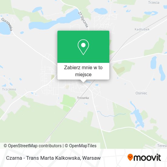 Mapa Czarna - Trans Marta Kalkowska