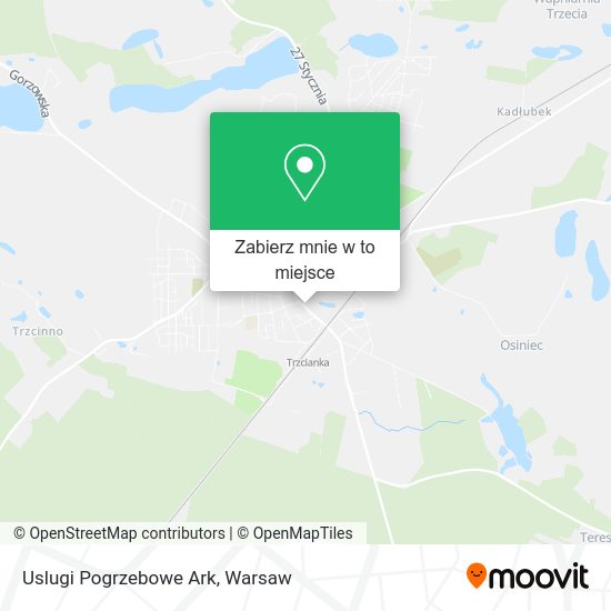 Mapa Uslugi Pogrzebowe Ark